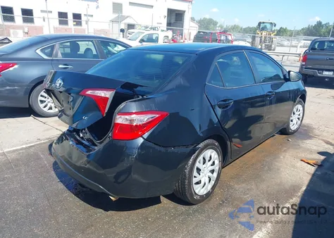 2017 Toyota Corolla Le from USA, damaged, VIN 5YFBURHE1HP731376